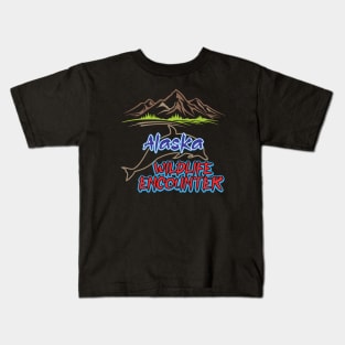 Alaska Wildlife Encounter Kids T-Shirt